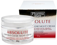 Pharmapure Absolute Wrinkle Clear Night Cream ครีมบำรุงผิวยามค่ำคืน 30g.